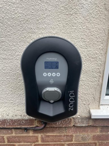 Untethered Zappi for a customer in Bedford